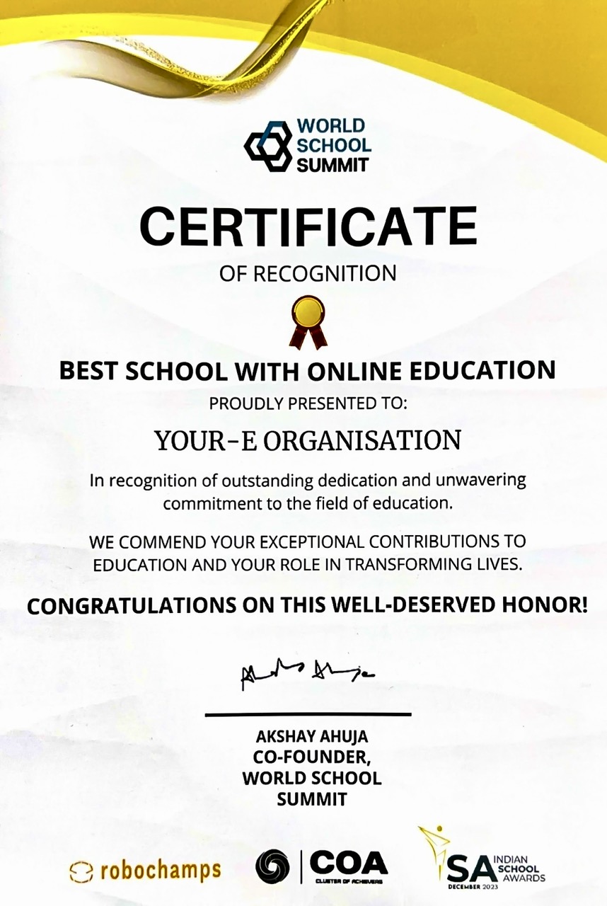 Your-E Certificate